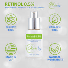 Load image into Gallery viewer, 0.5% Retinol Serum for Face
